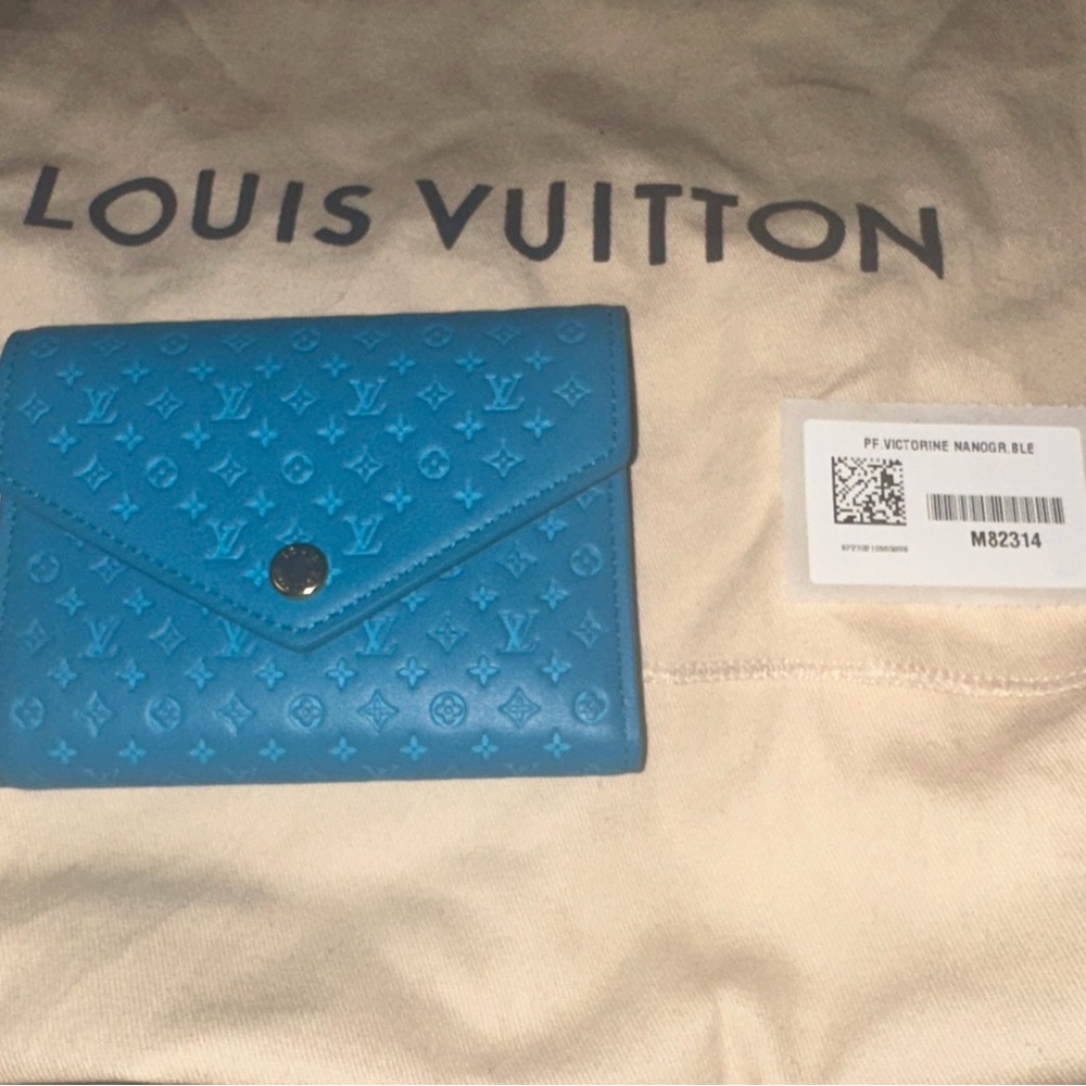 Louis Vuitton Blue Monogram Wallet